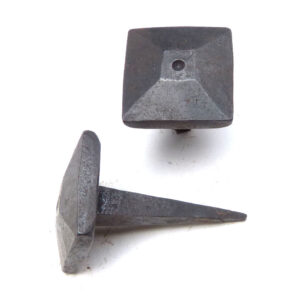 Decorative Nail Heads Hand Forged Iron Clavos - 28x28mm