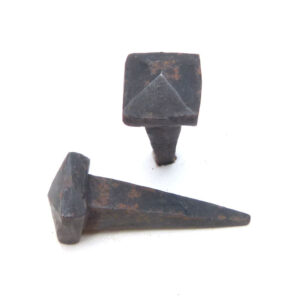 Decorative Nail Heads Antique Pyramid Clavos Hand Forged Iron-L-35x22x22mm