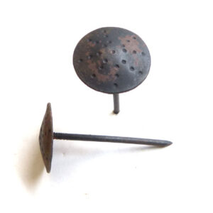 Decorative Nail Heads Decorative Clavos Chisiled Head Forged Iron- 35mm DIA x 40mm