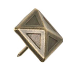 Decorative Nail Heads Brass decorative door studs (25x25x4mm15mmpin)